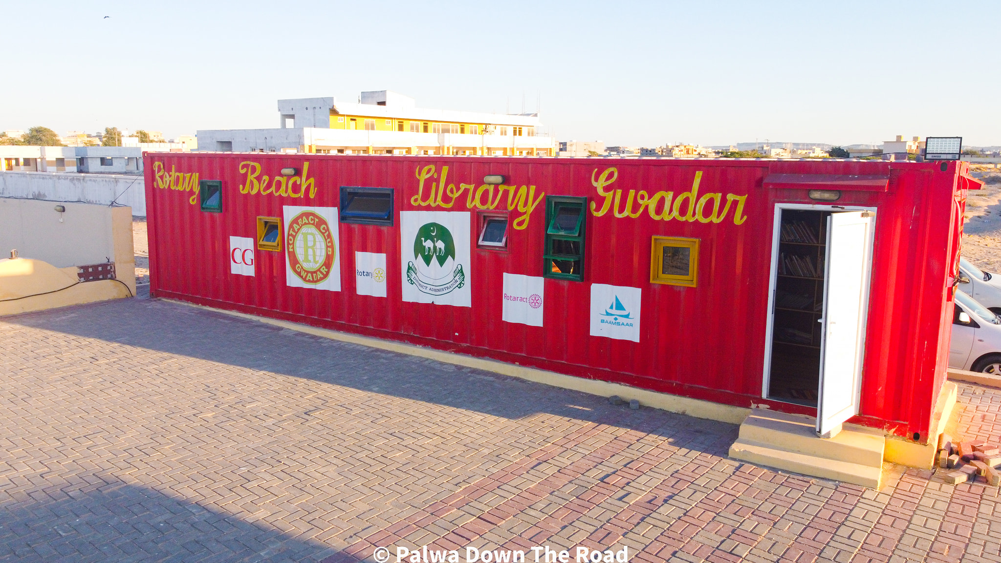 gwadar container beach library