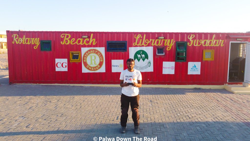 gwadar container beach library